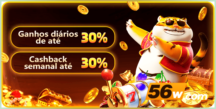cashback de 30% promoções